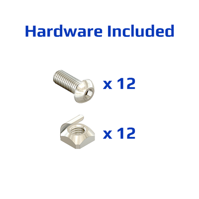 41-160-1SS MODULAR SOLUTIONS TIE PLATE 180MM X 180MM X 6MM<BR>ANGLED WITH STAINLESS STEEL HARDWARE
